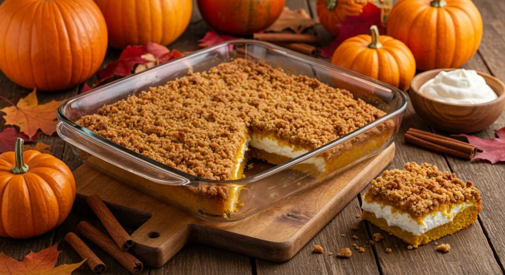 pumpkin dump cake recipe